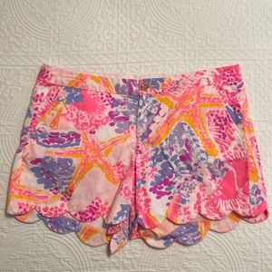 Lilly Pulitzer Shorts SIZE 10. Never been dried. Hung dry only. Great condition!